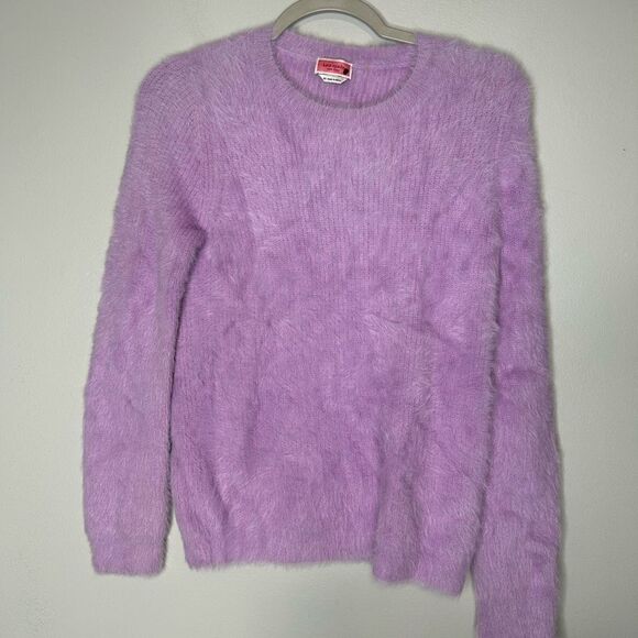 Kate Spade Fuzzy Crewneck Lilac Sweater - Picture 5 of 8